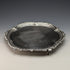 1899年 英国アンティーク 純銀製サルヴァ カードトレイ 直径22cm 315g Mappin Brothers